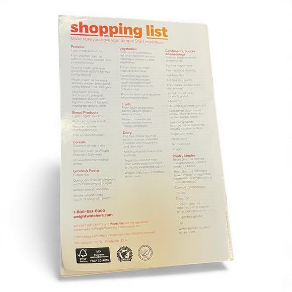 Weight Watchers WW Simple Start Book Two Weeks of Meals No Counting Points - Picture 6 of 8